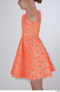 Selin drape dressed orange short dress trunk 0003.jpg